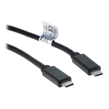 OTB Power Delivery USB-C 3.1 Kabel - 100W, 10Gbps, 1m - Zwart