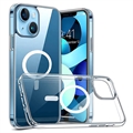 Okkes MagSafe iPhone 14 Plus Hybrid Case - Doorzichtig