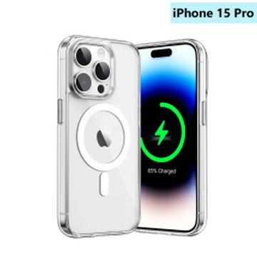 iPhone 15 Pro Okkes MagSafe Hybrid Case - Doorzichtig