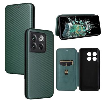Motorola Edge (2021) Flip Case - Koolstofvezel - Zwart