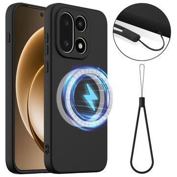 OnePlus 15 Liquid Siliconen Hoesje - MagSafe Compatibel - Zwart