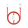 OnePlus 2-in-1 SUPERVOOC-kabel 5461100665 - 1.2m - Rood