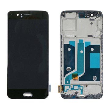 OnePlus 5 Front Cover & LCD Display - Zwart