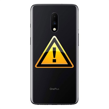 OnePlus 7 Batterij Cover Reparatie - Mirror Grey