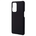 OnePlus 9 Rubberen Plastic Case - Zwart