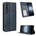 OnePlus Ace 5 Ultra/Nord 5 Retro Portemonnee Hoesje met Magnetische Sluiting - Blauw
