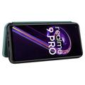 OnePlus Nord CE 2 Lite 5G Flip Case - Koolstofvezel - Groen