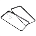 OnePlus Nord N10 5G Magnetisch Hoesje met Gehard Glas - Zwart