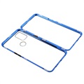 OnePlus Nord N10 5G Magnetisch Hoesje met Gehard Glas - Blauw