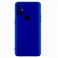 OnePlus Nord N10 5G rubberen plastic behuizing - blauw