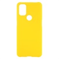 OnePlus Nord N10 5G rubberen plastic behuizing - geel