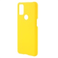 OnePlus Nord N10 5G rubberen plastic behuizing - geel