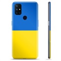 OnePlus Nord N10 5G TPU Hoesje Oekraïense Vlag - Geel en Lichtblauw