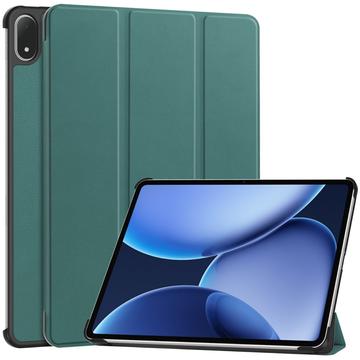 OnePlus Pad 2 Pro/Pad 3/Oppo Pad 4 Pro Tri-Fold Series Slimme Folio-hoes - Zwartgroen