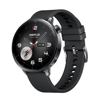 OnePlus Watch 3 43mm 5491100421 - Bluetooth/WiFi - Zwart Staal