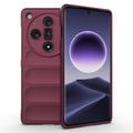 Oppo Find X7 Rugged Series TPU Case - Wijnrood