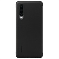 Huawei P30 Smart View Flip Case 51992860 - Zwart