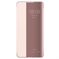 Huawei P30 Smart View Flip Case 51992862 - Roze