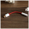 OnePlus USB-C / 3,5 mm kabeladapter - rood / wit