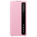 Samsung Galaxy S20 Clear View Cover EF-ZG980CPEGEU - Roze