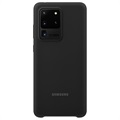 Samsung Galaxy S20 Ultra Siliconen Cover EF-PG988TBEGEU - Zwart