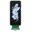 Samsung Galaxy Z Flip4 5G Siliconen Cover met Band EF-GF721TBEGWW - Zwart