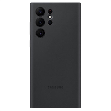 Samsung Galaxy S22 Ultra 5G Siliconen Cover EF-PS908TBEGWW - Zwart
