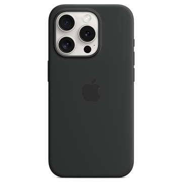 iPhone 15 Pro Apple Siliconen Hoesje met MagSafe MT1A3ZM/A - Zwart