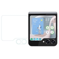 Samsung Galaxy Z Flip5 Buitenbeschermingsset - Doorzichtig