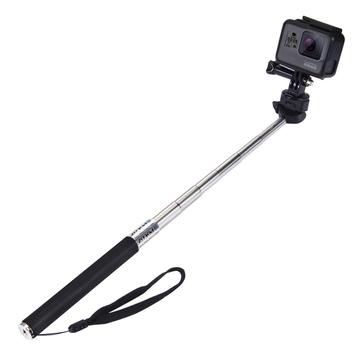 PULUZ PU55 Telescopische Selfie Stick voor GoPro & DJI Actiecamera\'s - 20-97cm