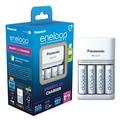 Panasonic Eneloop BQ-CC55 SmartPlus batterijlader met 4x AA oplaadbare batterijen 2000mAh