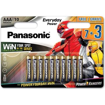 Panasonic Everyday Power AAA batterij LR03EPS/10BW - 10 stuks.