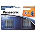 Panasonic Evolta LR03/AAA Alkaline batterijen - 8 stuks.