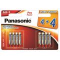Panasonic Pro Power LR03/AAA Alkaline batterijen - 8 stuks.
