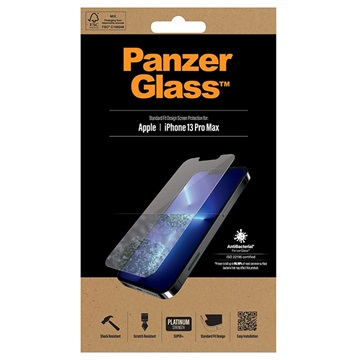 PanzerGlass AntiBacterial iPhone 13 Pro Max Screenprotector