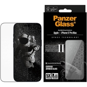 iPhone 17 Pro Max PanzerGlass Ceramic II Protection Ultra-Wide Fit EasyAligner Screenprotector - 9H - Zwarte rand