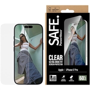 iPhone 17 Pro PanzerGlass Safe Ultra-Wide Fit Glazen Screenprotector - 9H - Helder
