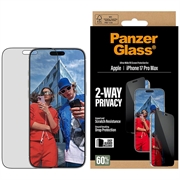iPhone 17 Pro Max PanzerGlass Ultra-Wide Fit EasyAligner 2-Way Privacy Glazen Screenprotector - 9H - Zwarte rand