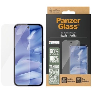 Google Pixel 9a PanzerGlass Ultra-Wide Fit EasyAligner Screenprotector - Durchsichtig