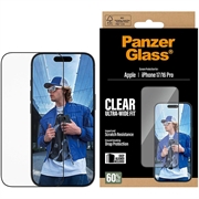 iPhone 17/16 Pro PanzerGlass Ultra-Wide Fit EasyAligner Screenprotector - Zwarte rand