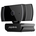 Papalook AF925 FullHD Webcam met Autofocus - Zwart