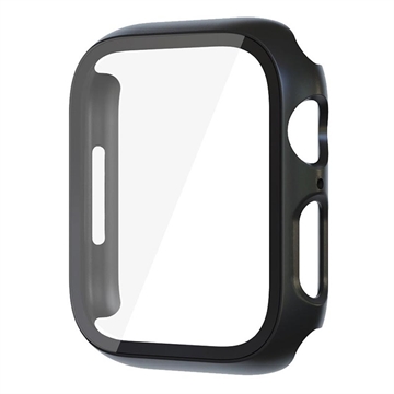 Apple Watch Series 1/2/3 Plastic Hoesje met Glazen Screenprotector - 38mm