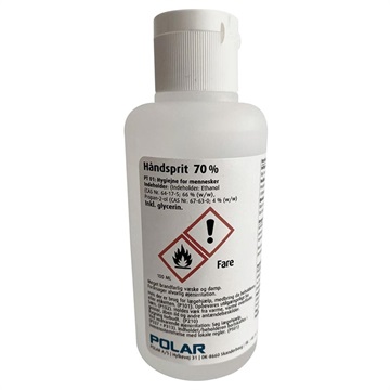 Polar antibacteriële handreinigingsgel - 70% ethanol - 100 ml