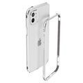 Polar Lights Style iPhone 12 Mini Metalen Bumper - Zilver