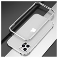 Polar Lights Style iPhone 12 Pro Max metalen bumper - zilver