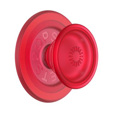 PopSockets Ronde MagSafe PopGrip Uitbreidbare Voet & Grip - Blanchette rood