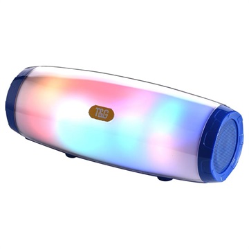Draagbare Bluetooth-luidspreker met LED-verlichting - Donkerblauw
