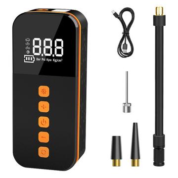 Draagbare autobandenpomp / luchtpomp met digitaal display