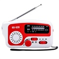 Draagbare multifunctionele noodradio met handslinger RD-639
