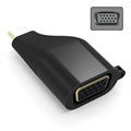 Draagbare USB Type-C / VGA-adapter met riem - zwart